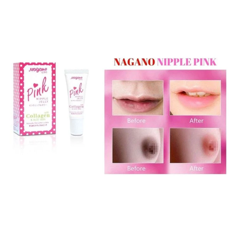 Nagano Pink Nipple Jelly with Collagen & Aloe Vera - Image 5