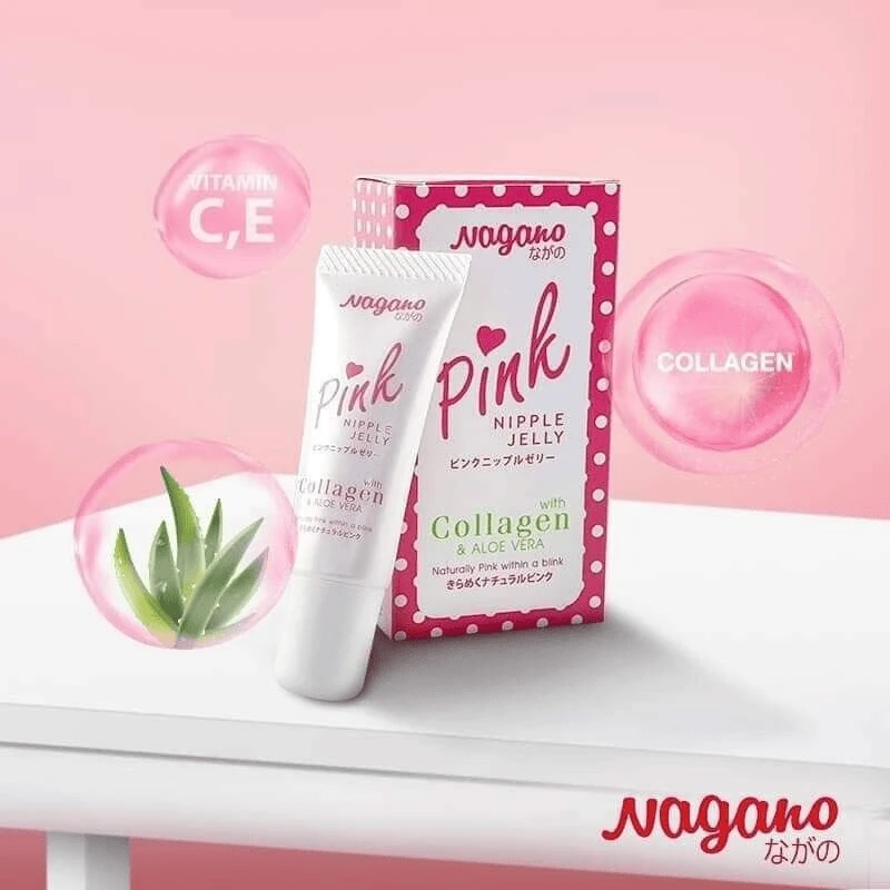 Nagano Pink Nipple Jelly with Collagen & Aloe Vera