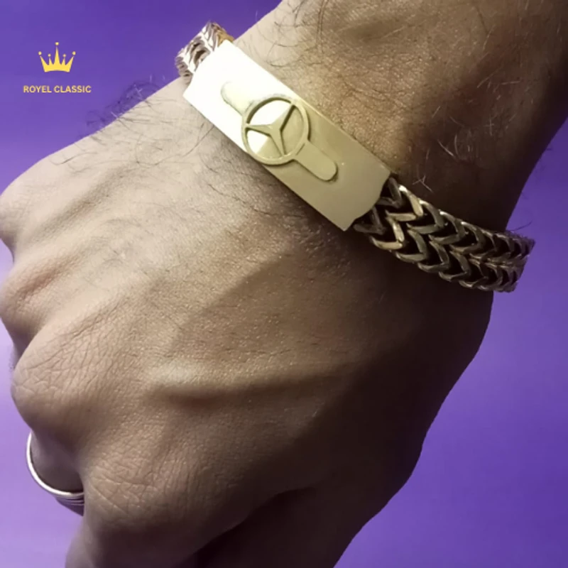 Pristine Artistry Raven silver Thick Cuban Chain Bracelet