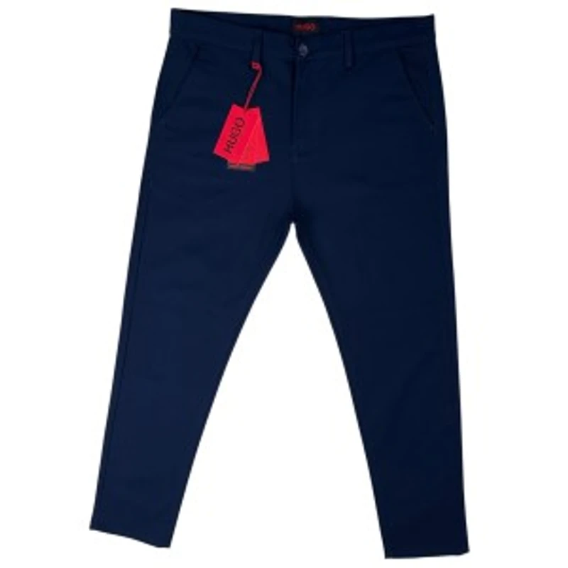 Hu*go Bo*ss Mens Premium Twill Pant Navy 1 pcs