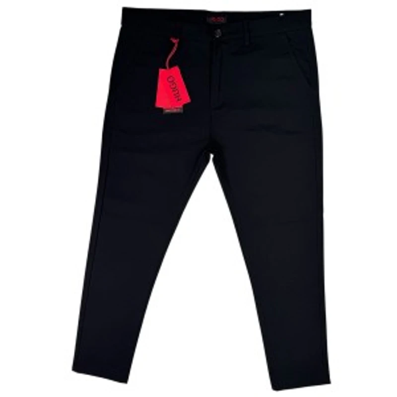 Hu*go Bo*ss Mens Premium Twill Pant Black 1pcs