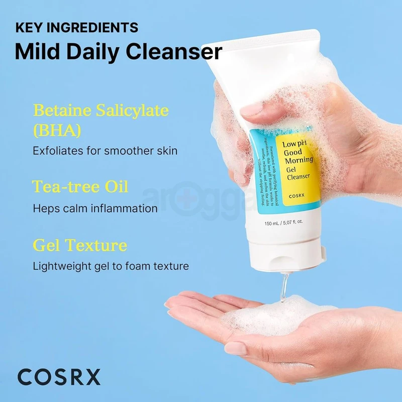 COSRX Low pH Good Morning Gel Cleanser 150ml - Image 5