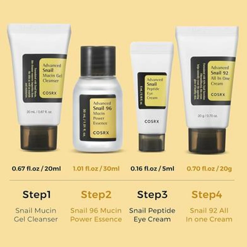 Cosrx All About Snail Kit 4 Step Gift Set - Image 3