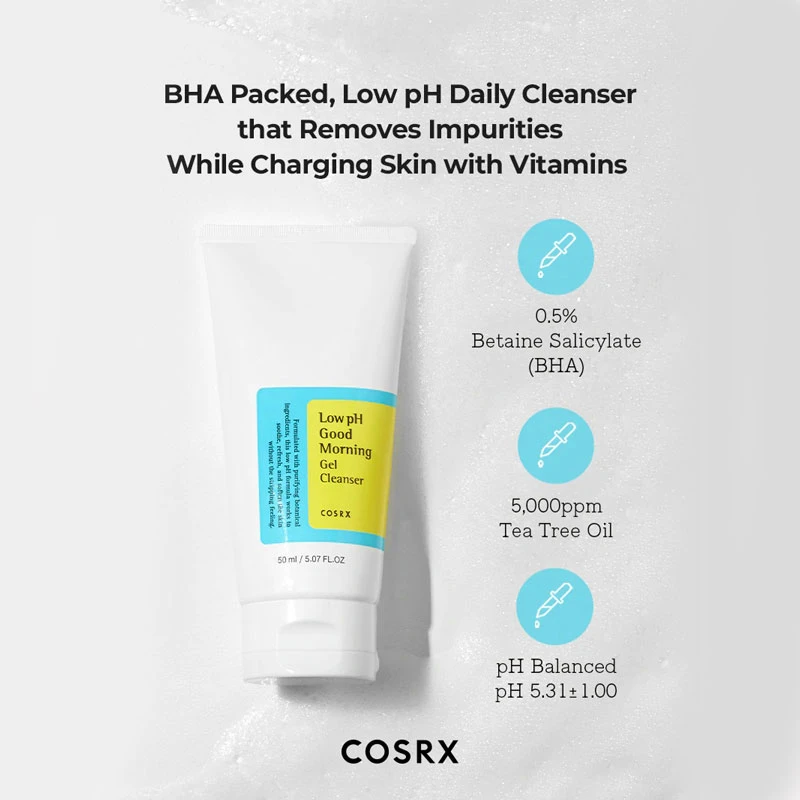 Cosrx Low pH Good Morning Gel Cleanser 50ml