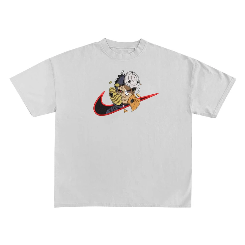 Obito Anime Embroidered Tee