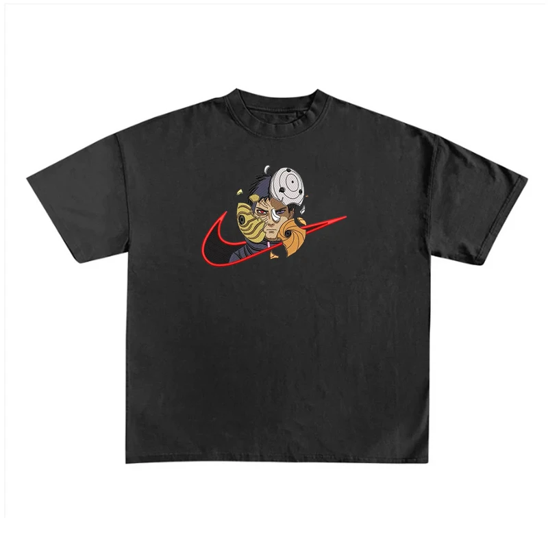 Obito Anime Embroidered Tee