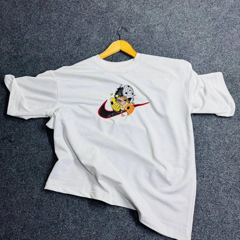 Obito Anime Embroidered Tee - Image 3