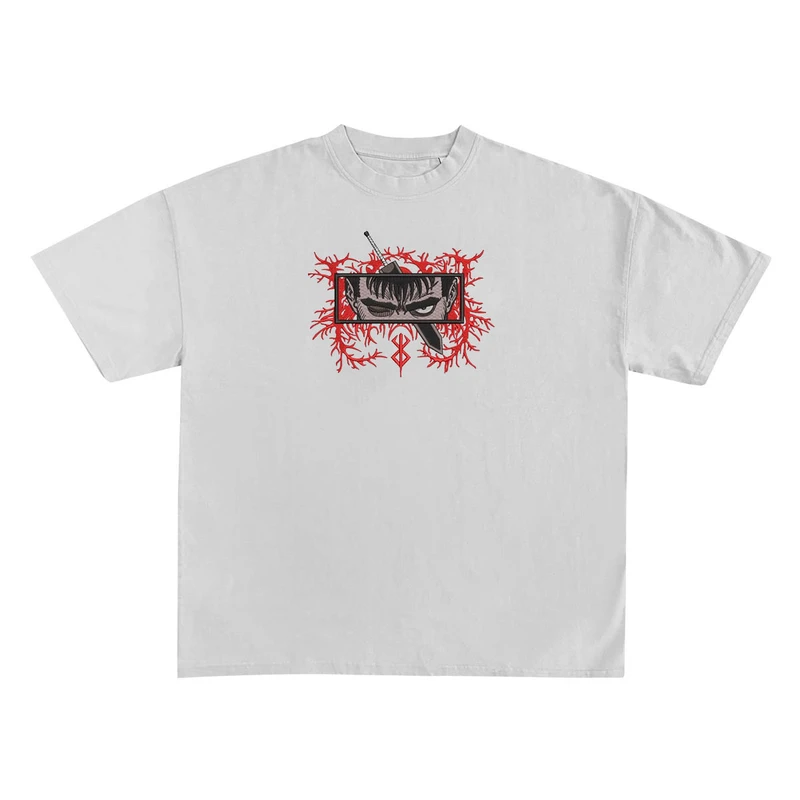 Berserk Anime Embroidered Tees