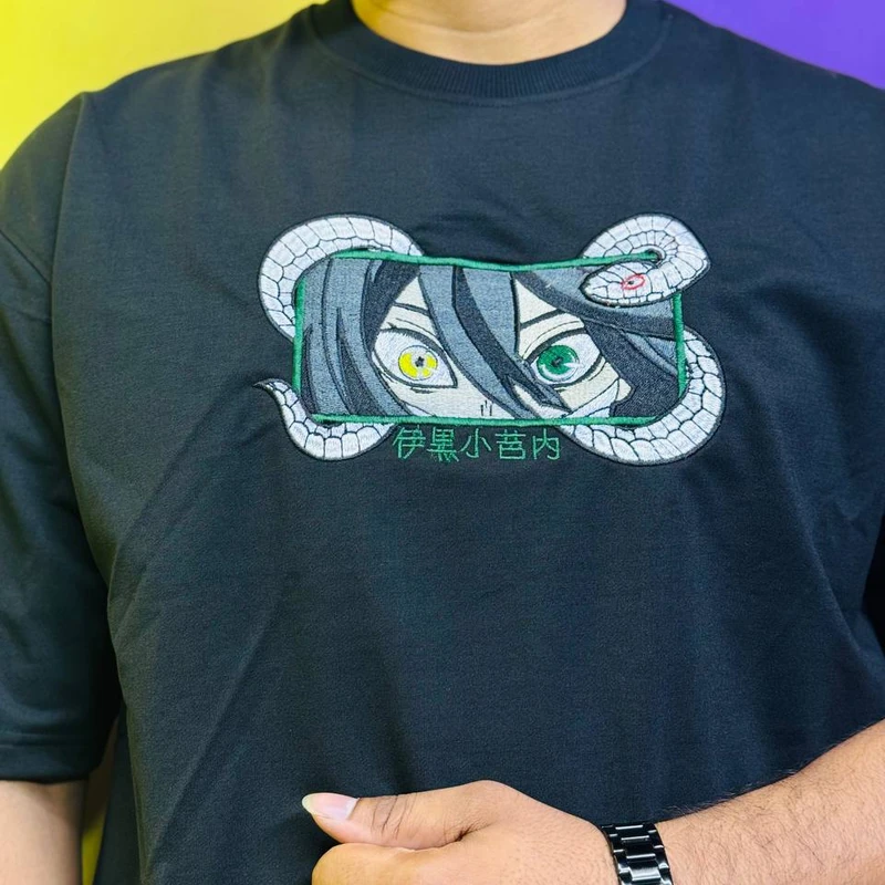 Obanai Iguro Anime Embroidered - Image 4