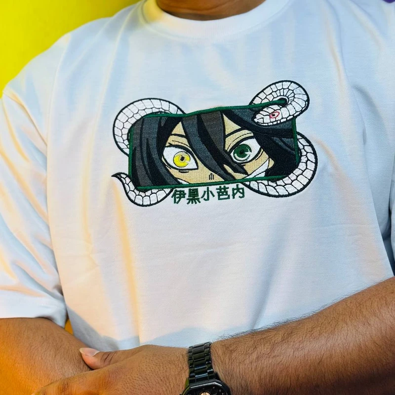 Obanai Iguro Anime Embroidered - Image 6