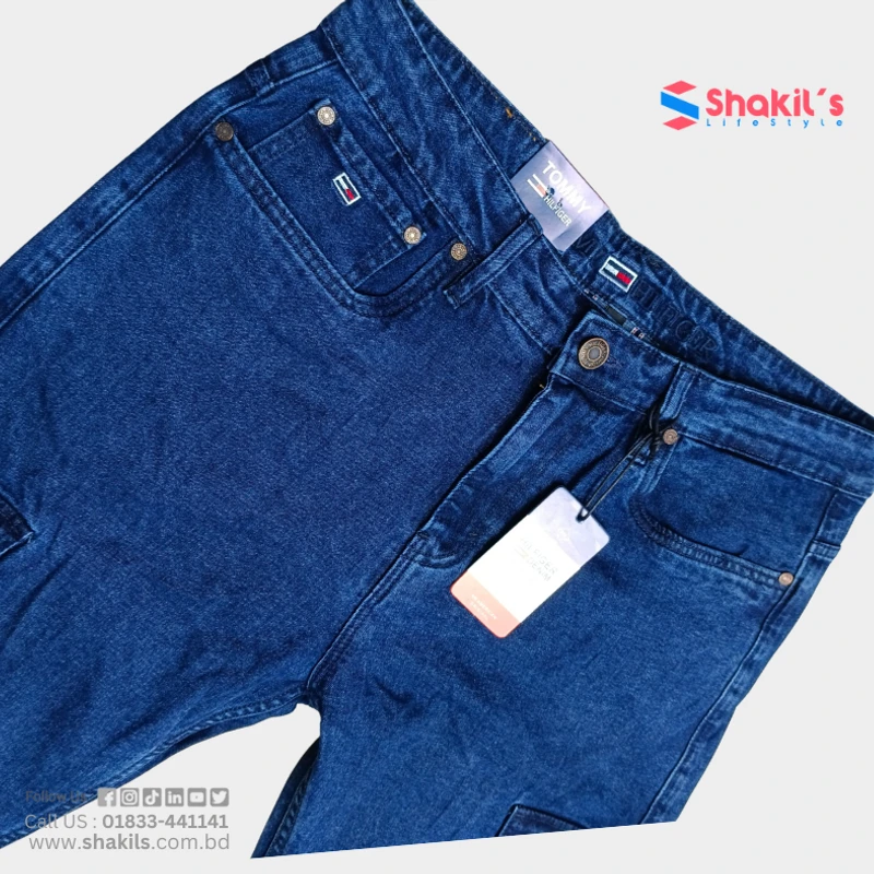 Tommy Hilfiger Premium Export Denim Cargo Pant  Blue - Image 3