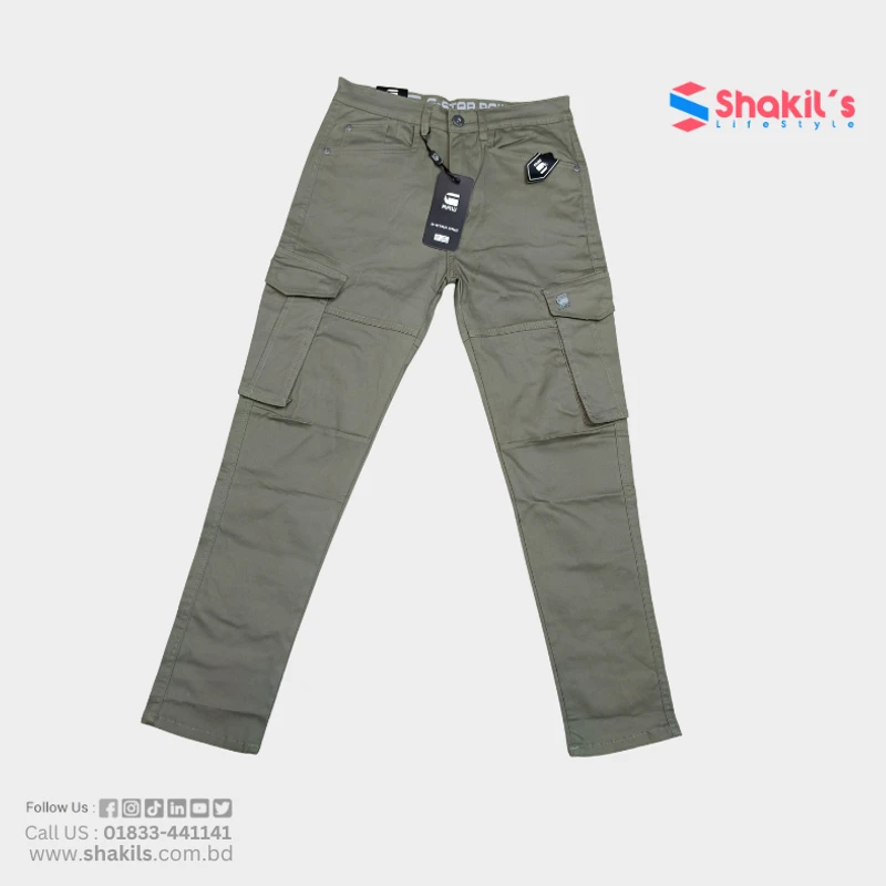G-STAR 6 Pocket Cargo Long Pants Olive Color