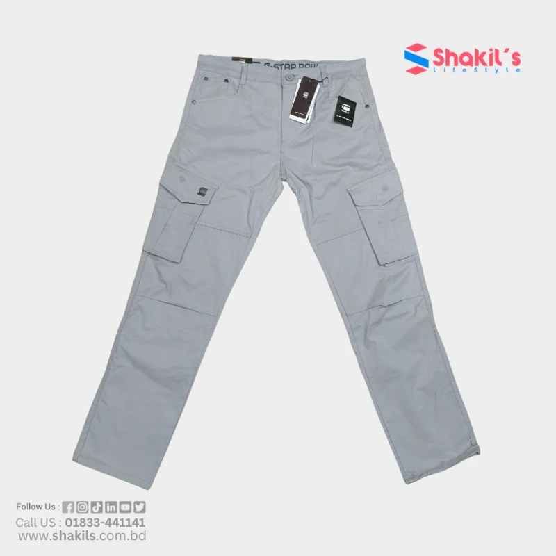 G-STAR 6 Pocket Cargo Long Pants Ash Color
