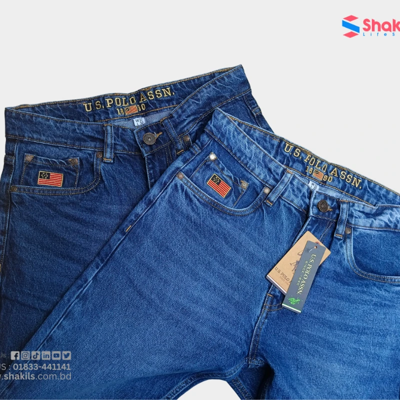 2 piece combo 100%  export quality U.S POLO Jeans - Image 3