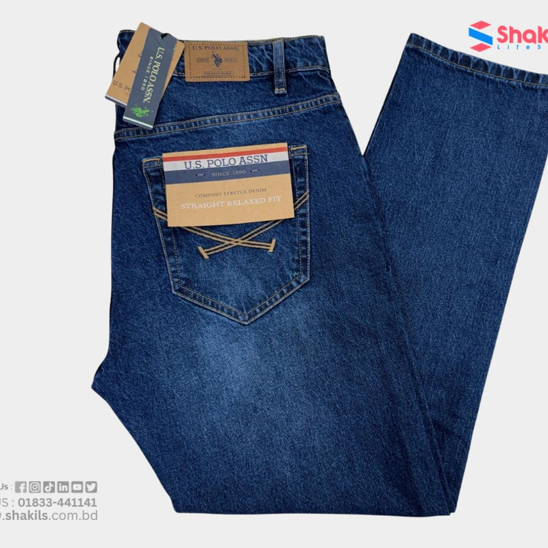 2 piece combo 100%  export quality U.S POLO Jeans - Image 6