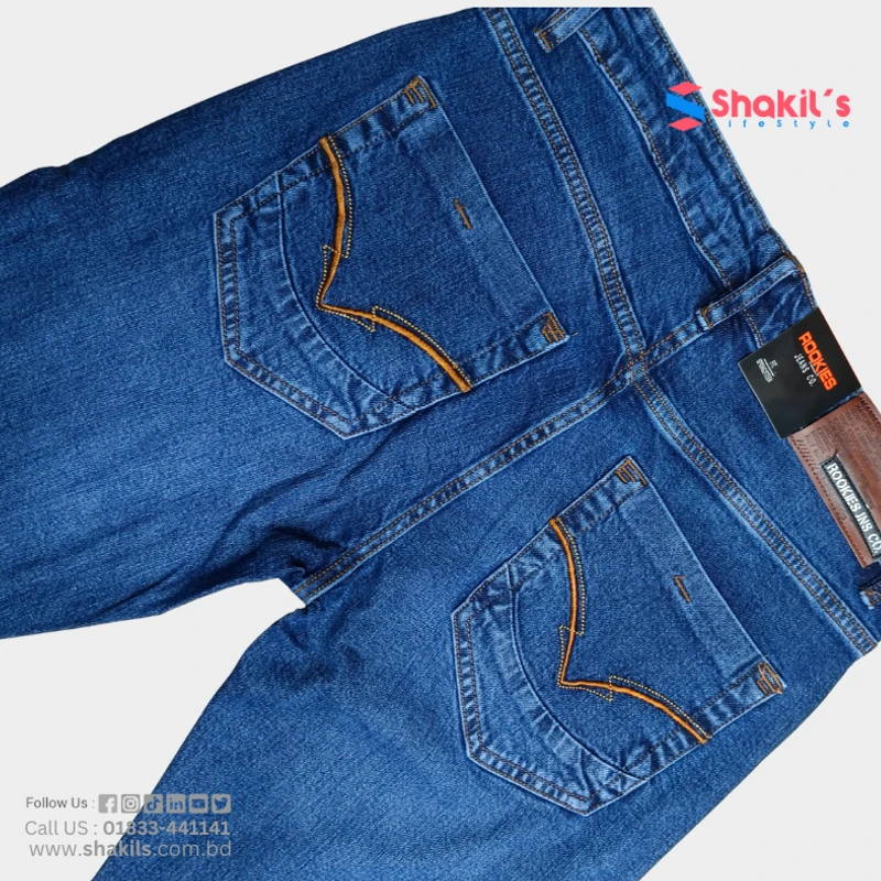 Export Denim Rookies Jeans Mid Light Blue - Image 4