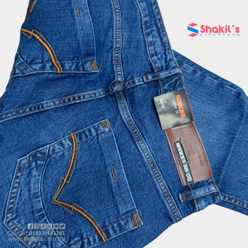 Export Denim Rookies Jeans Mid Light Blue - Image 5
