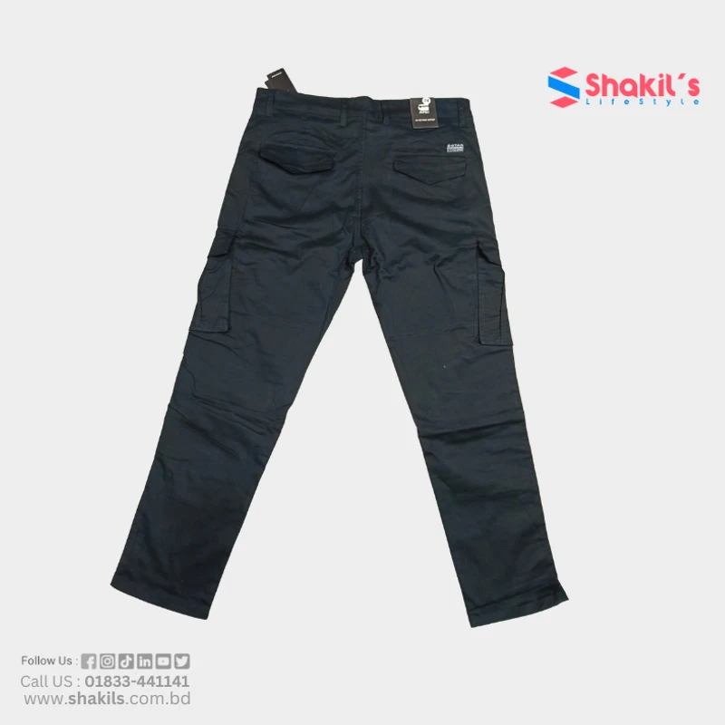 G-STAR 6 Pocket Cargo Long Pants Black Color - Image 3