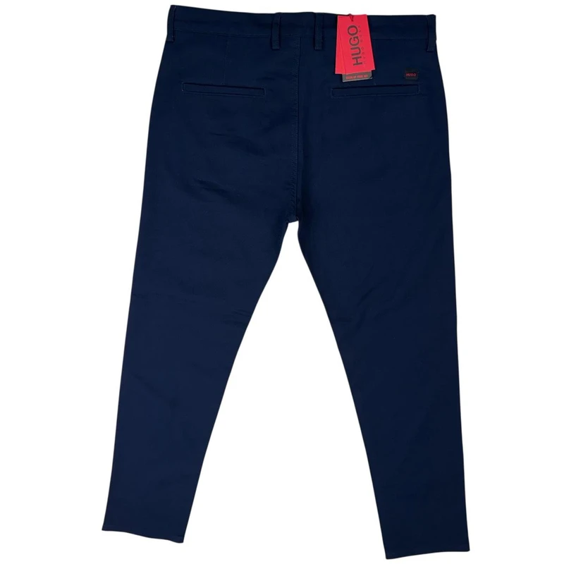 Hu*go Bo*ss Mens Premium Twill Pant -NavyBlue