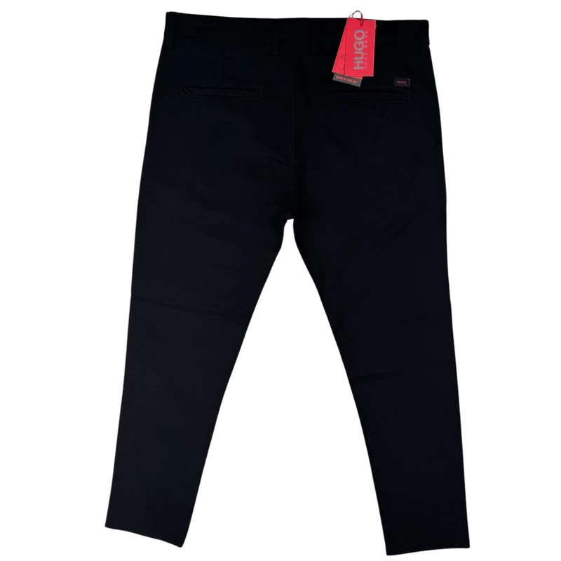 Hu*go Bo*ss Mens Premium Twill Pant Black