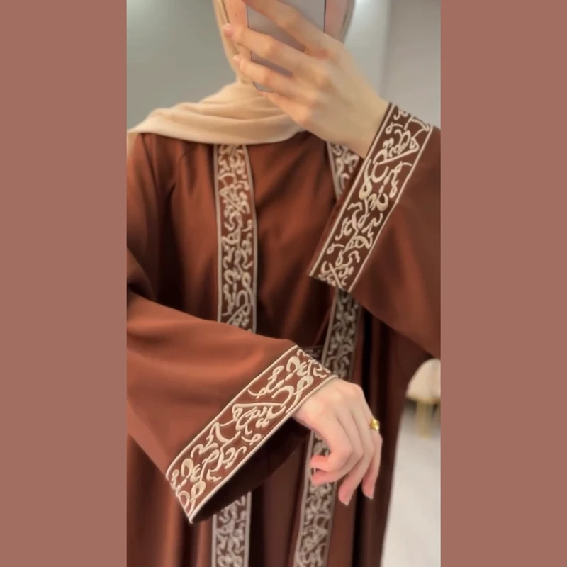 Emboidery Koti Abaya - Image 3