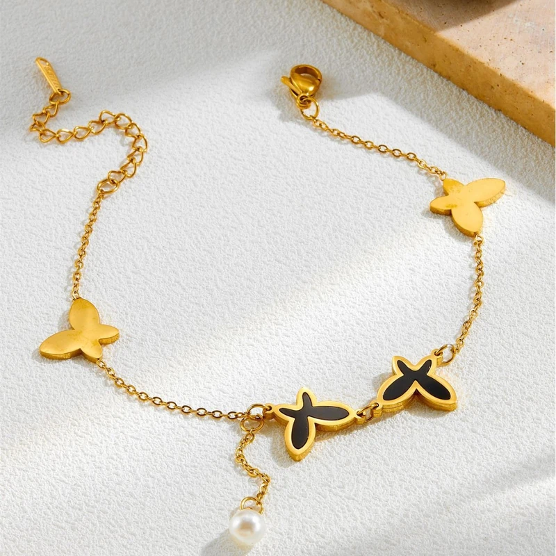 stainless steel anklet