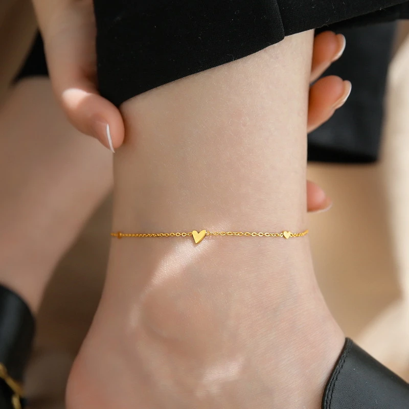 Stainless steel anklet