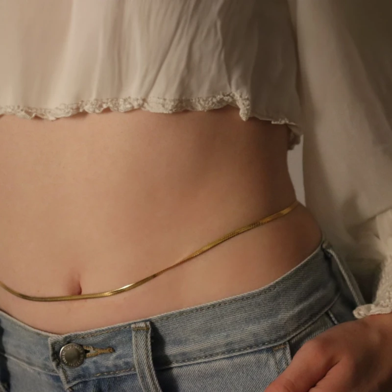 Stainless steel Belly chain
