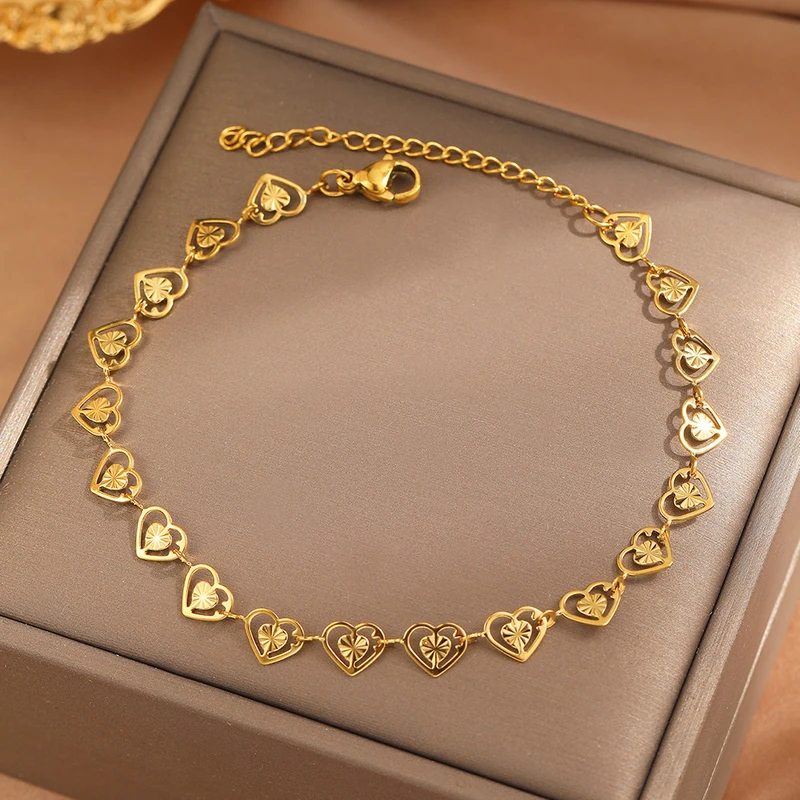 Stainless steel anklet