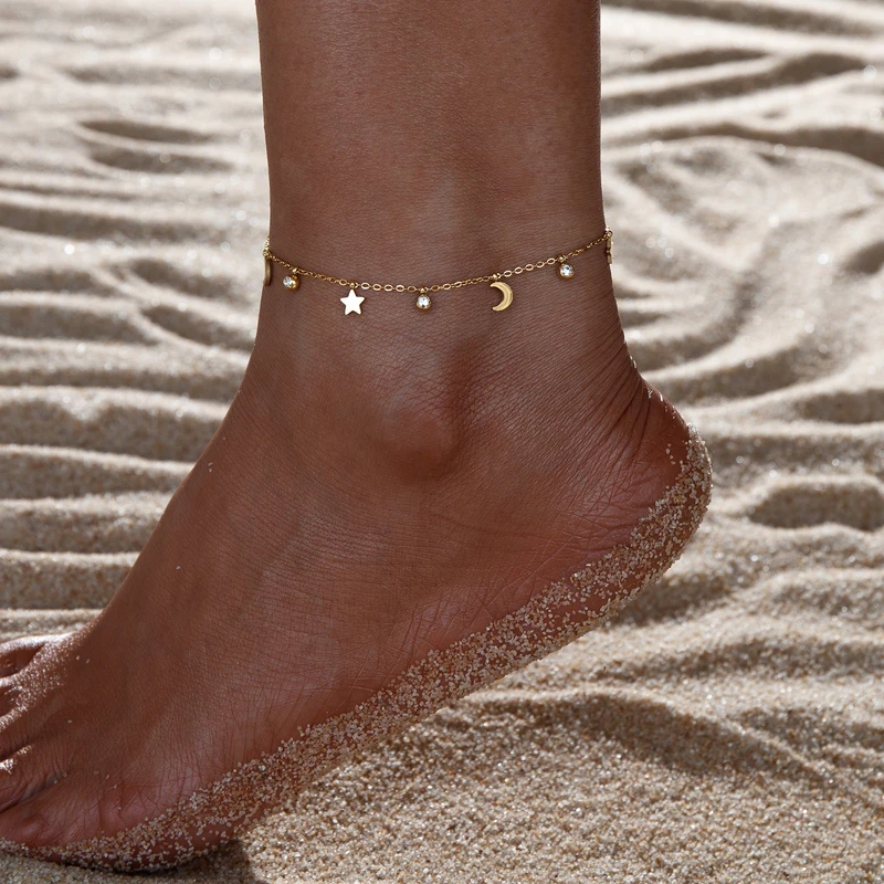 stainless steel anklet