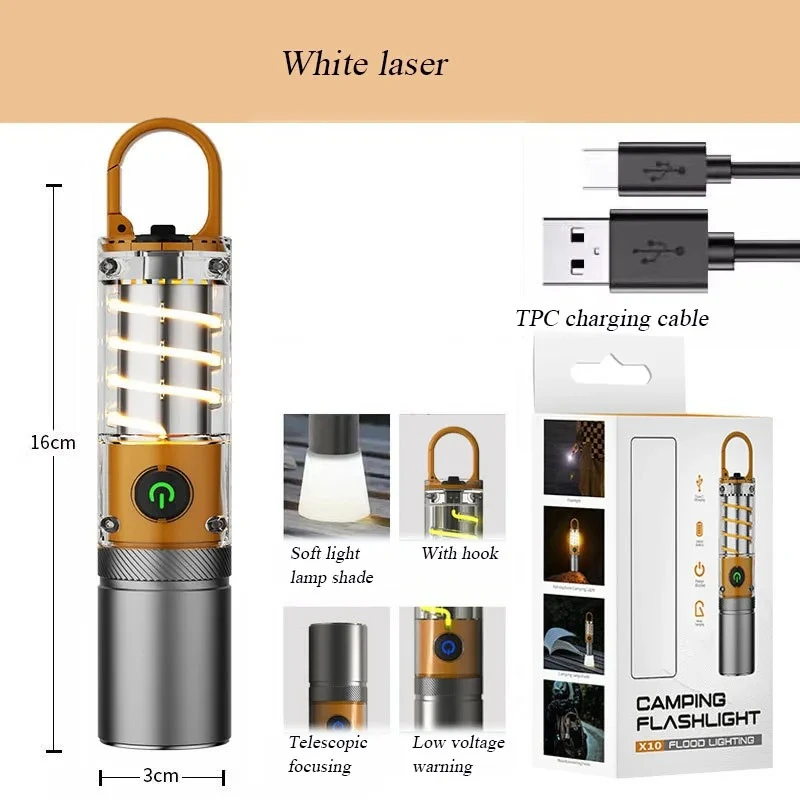 Multifunctional Waterproof LED Camping Torch Ring Light - Image 3