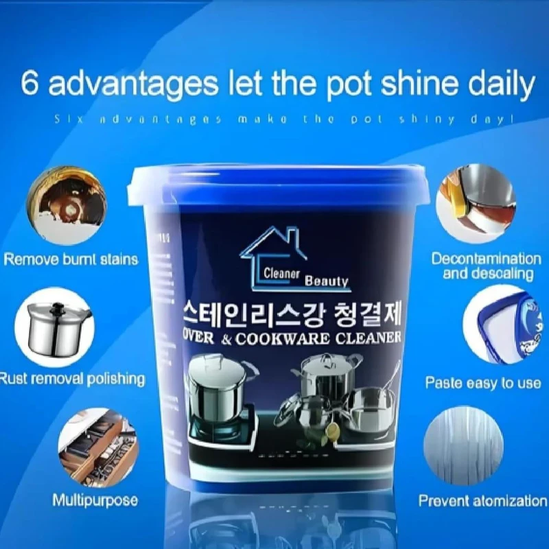 Totclean beauty Over and cookware cleaner 500g - Image 6