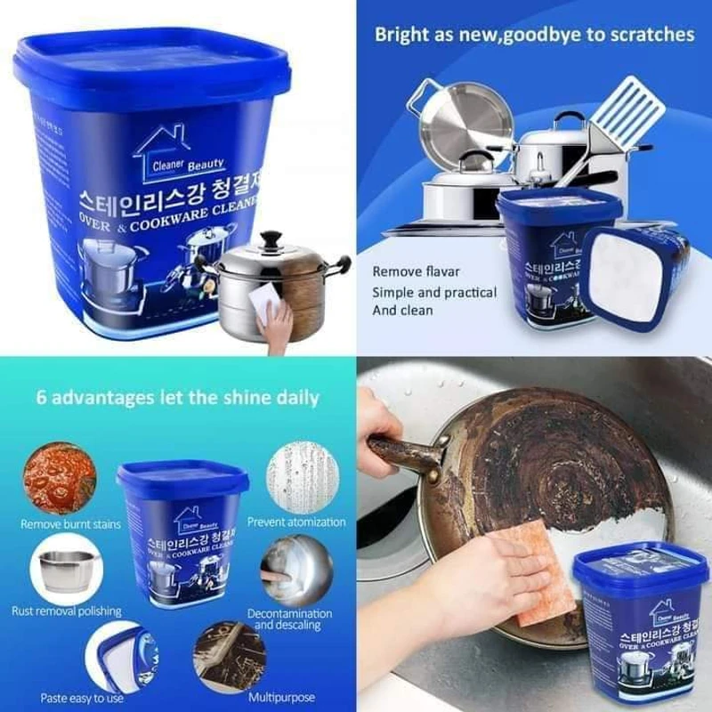 (2 Pics) Totclean beauty Over and cookware cleaner 500g