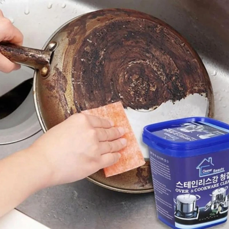 Stainless Steel Cookware Cleaner Paste-Household Kitchen Cleaner