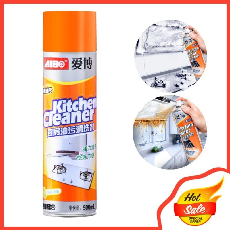 Kitchen Cleaner Spray | Foam Cleaning Spray 500ml - Oil & Stain Cleaner - Image 3