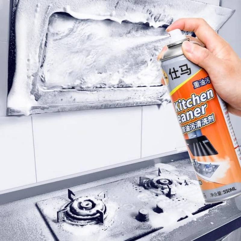 Kitchen Cleaner Spray | Foam Cleaning Spray 500ml - Oil & Stain Cleaner - Image 6