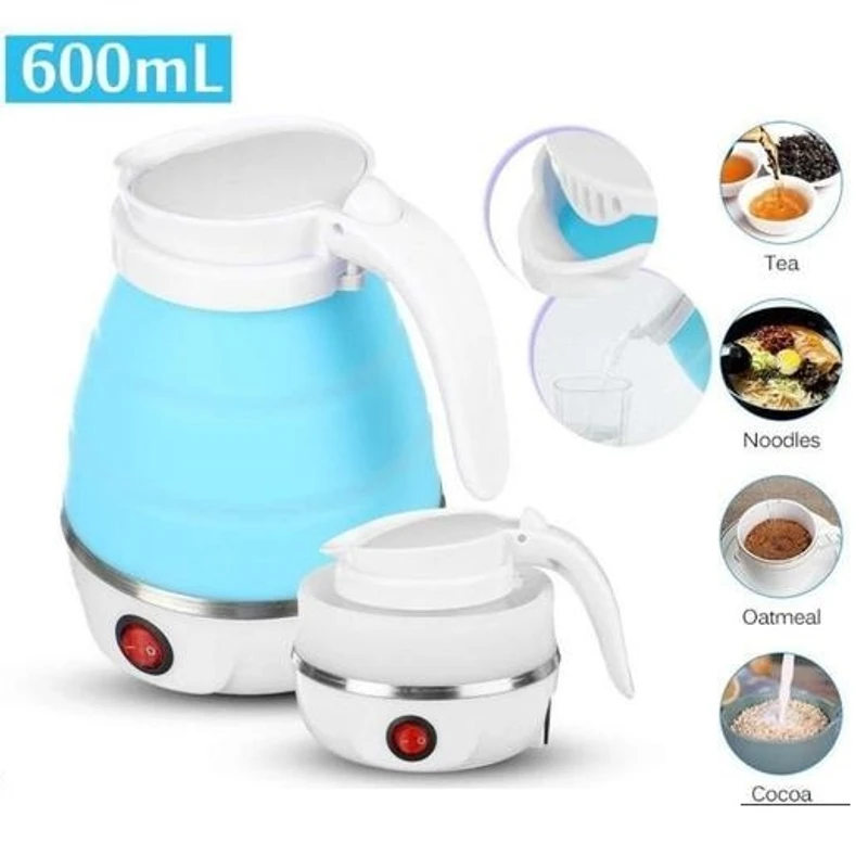 Travelling Folding Kettle and Electric Silicone Foldable . - Image 6