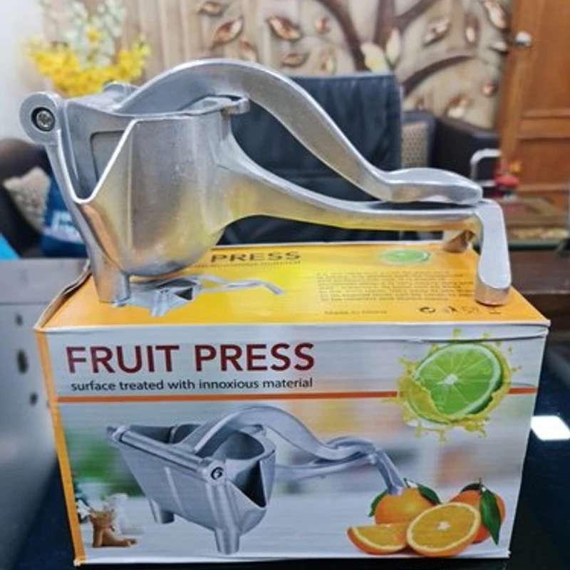Hand Press Fruit Juicer-Aluminium