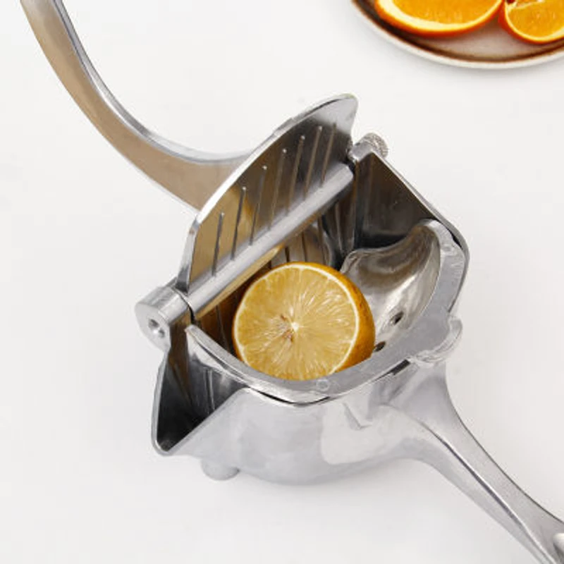 Hand Press Fruit Juicer-Aluminium - Image 4