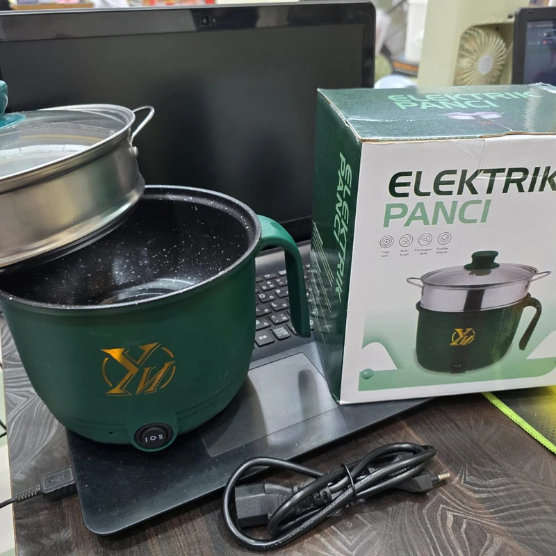 Multifunctional Mini Electric Rice Cooker | Non-Stick Cooking Pot | 1.8 L. Non-Stick Cooker - Image 7