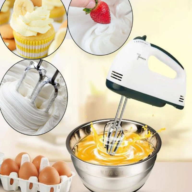 Scarlett - Electric Egg Beater and Mixer for Cake Cream - White