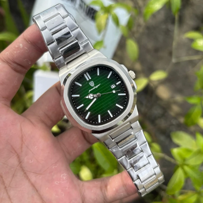 POEDAGAR 613 Luxury Square Watch for men - Image 4