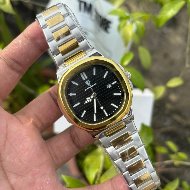 POEDAGAR 613 Luxury Square Watch for men - Image 5