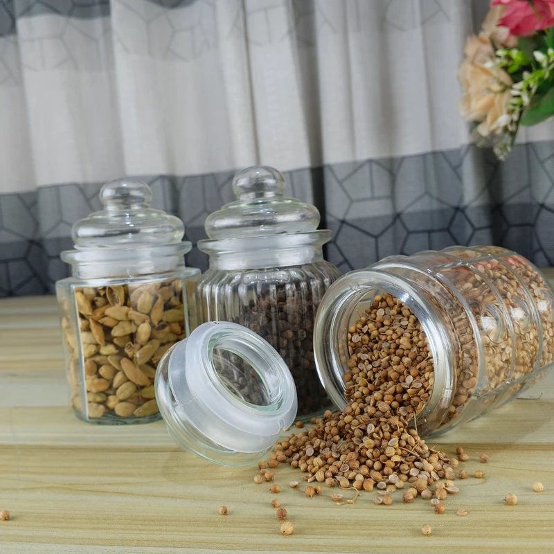 300ml Glass Jar With Glass Lid