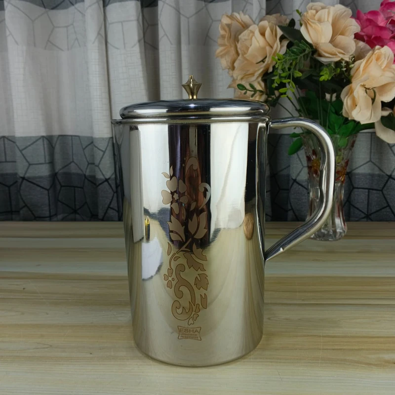 3Liter Flower Design Stainless Steel Jug 00728 (EMM)