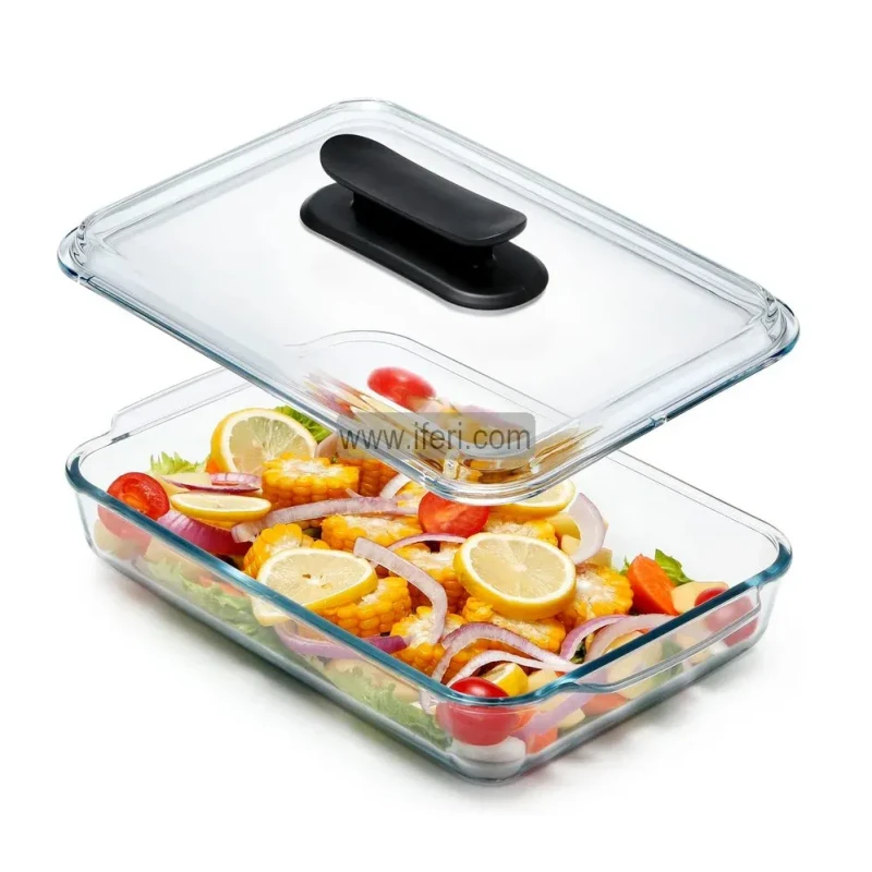 3 Liter Serving Dish With Glass Lid