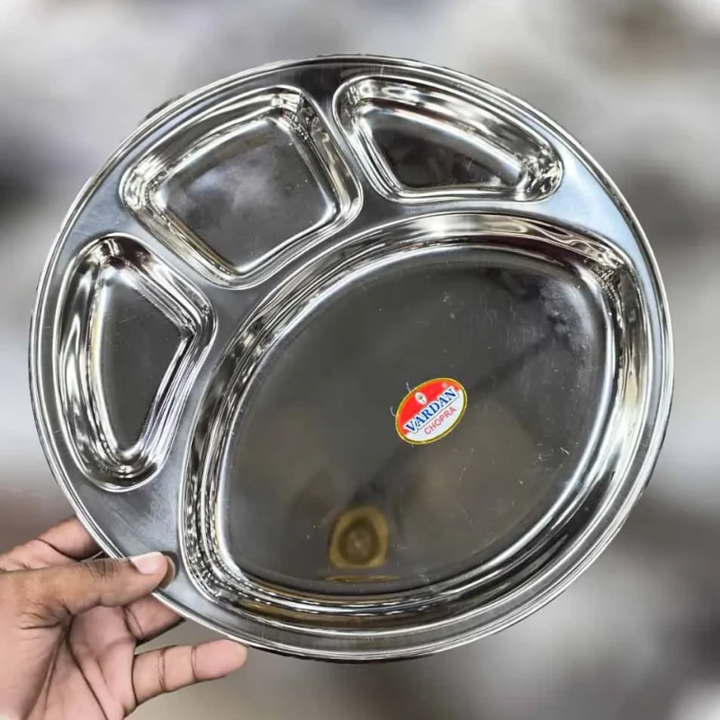 4 Part Stainless Steel Divided Plate (DMM DOM)