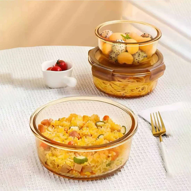 3pcs Golden Airtight Round Bati Set (PDMM)