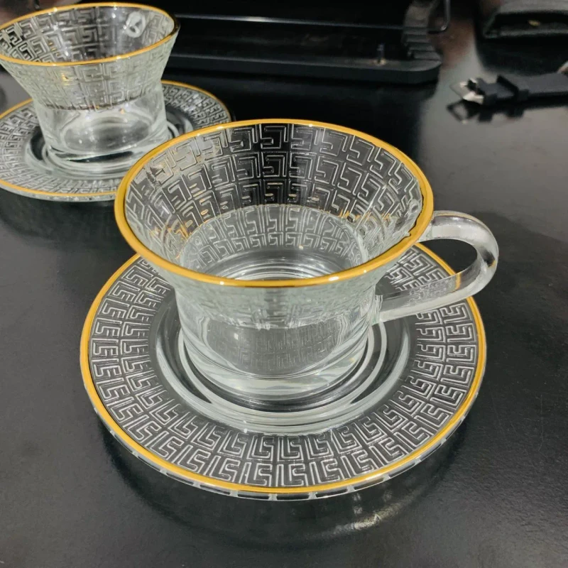 6pcs Tea Cup Set with Saucer