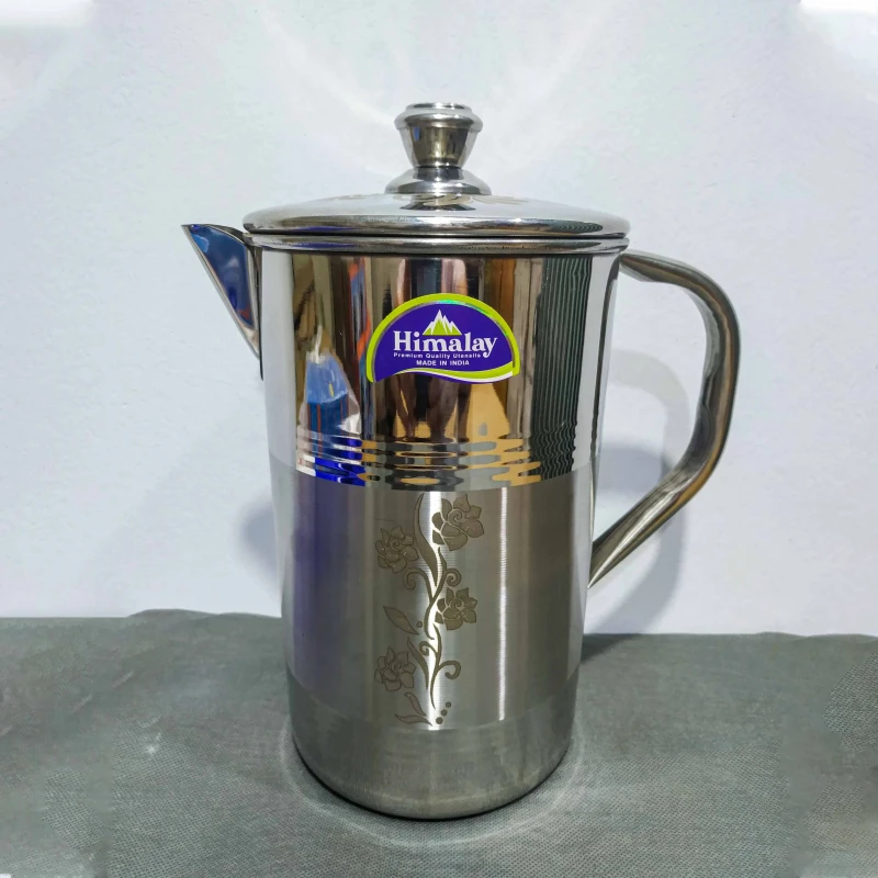 3 Liter Step Flower Design Stainless Steel Jug (RSM)